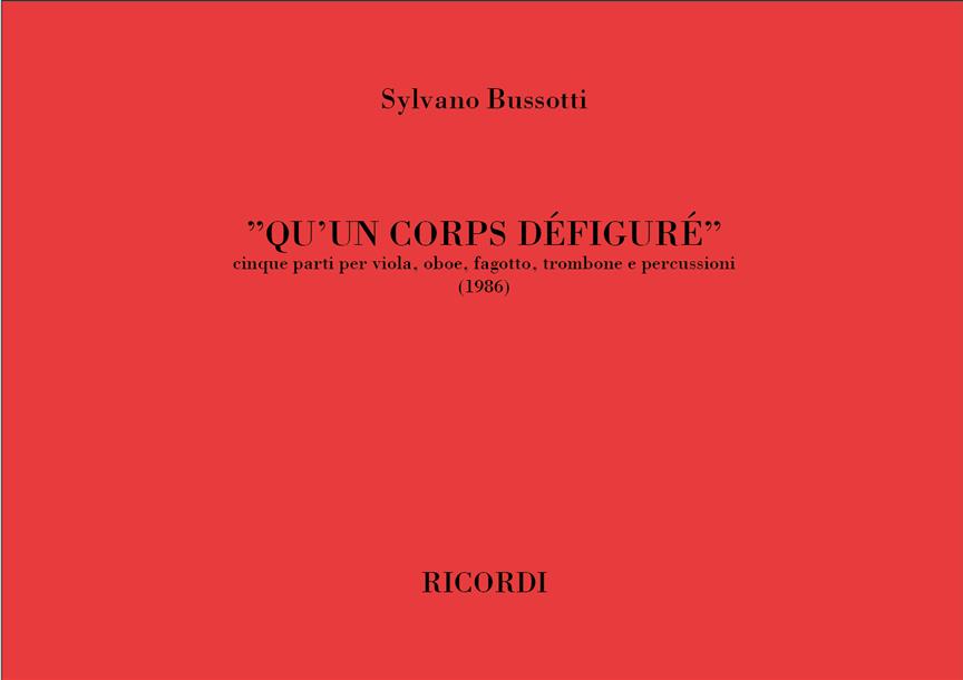 Qu'Un Corps Defigure